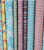 Multi Color Printed Blouse Material - Image 4