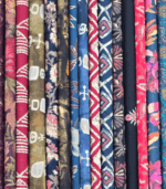 Multi Color Printed Blouse Material