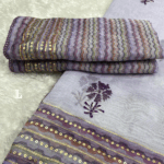 Lavender Pure Tani Shani Silk Saree - Image 2