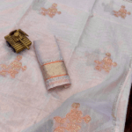 Pink Soft Pure Soft Liquid Organza Saree - Image 4