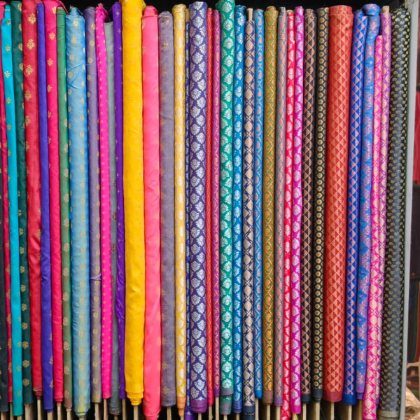 Multi-Color Pure Cotton Solid Blouse Material