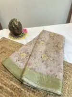 Designer Semi Tissue Saree  - Rodeo Dust