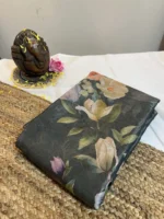 Designer Semi Tissue Saree  -  Heavy Metal